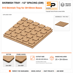 30×30mm Skirmish Tray - 1/2