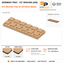 30×30mm Skirmish Tray - 1/2