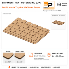 30×30mm Skirmish Tray - 1/2
