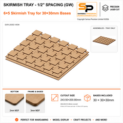 30×30mm Skirmish Tray - 1/2