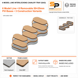 6 Model Line Interlocking Cavalry Tray (SAG)