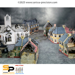 World War Europe Town Terrain Set - 28mm