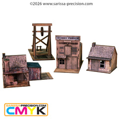 Old West - Dust, Sweat & Steel Scenery Set (28mm)