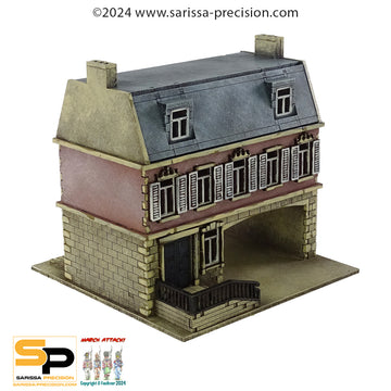 15mm Euro Townhouse Scenery Set