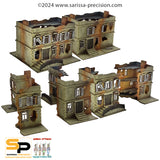 15mm Euro Destroyed Townhouse Scenery Set