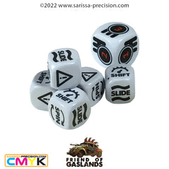 Gaslands Refuelled Skid & Gear Phase Dice