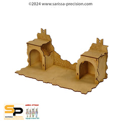 Desert Fort Ruined Wall Sections (28mm)