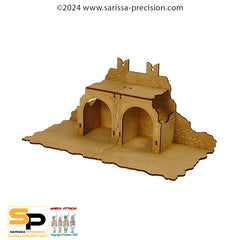 Desert Fort Ruined Wall Sections (28mm)