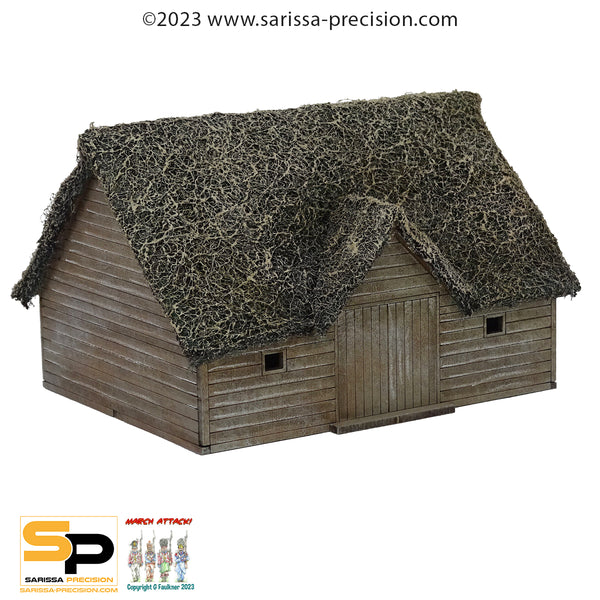 MEDIEVAL BARN 3 Storeys Building pour Medieval Village 4121 pièces MEDIEVAL BARN 3 Storeys Building pour Medieval Village 4121 pièces