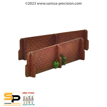 15mm Manor Wall Sections (x12)