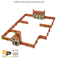 15mm Medieval Grand Manor Set