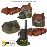 15mm Medieval Farm Set