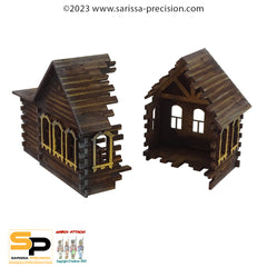 Destroyed East European House (28mm)