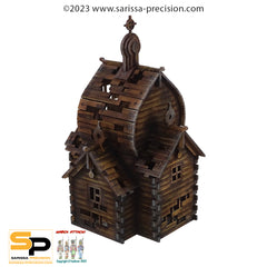 Destroyed East European Church (28mm)