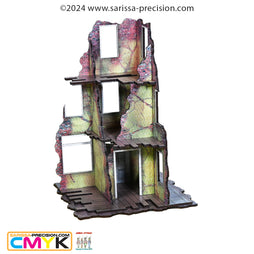 Destroyed City Block A (200x200) - Full Colour