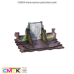 Destroyed City Battlefield (400x700) - Full Colour