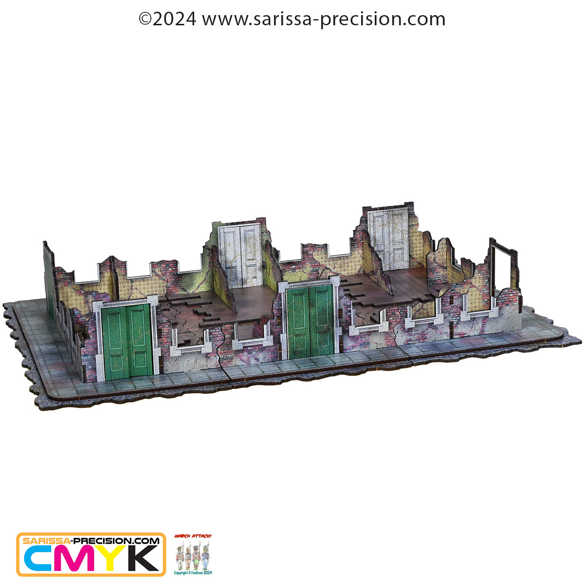 Destroyed City Block C (200x300) - Full Colour