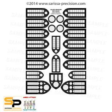 WWE Church Windows Lattice A - Digital PDF