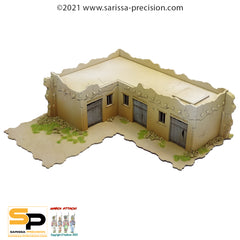 Middle Eastern L-shaped Building