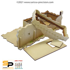 Middle Eastern Small Building with wall