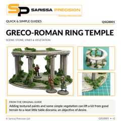Greco-Roman Ring Temple guide - original finished temple and foliage photographs
