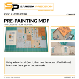 Pre-painting MDF - original step-by-step painting and weathering photographs