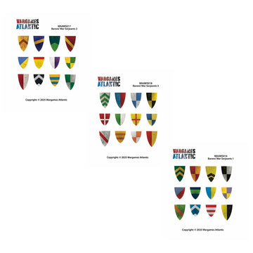 Barons' War Shield Decals (03) Serjeants 01