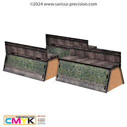 15mm Rome Fort Walls - Full-colour (x3)