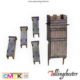 Rooftop Watch Tower & Buttress Set