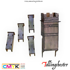 Rooftop Watch Tower & Buttress Set