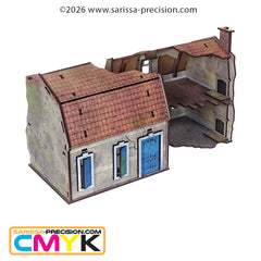 Maison Beaulieu (Gambrel Roof Cottage) (28mm) CMYK