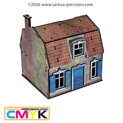 Maison Beaulieu (Gambrel Roof Cottage) (28mm) CMYK