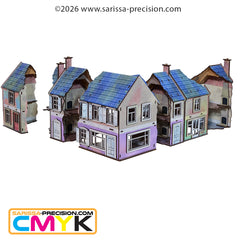 San Lezere High Street Scenery Set (28mm) CMYK