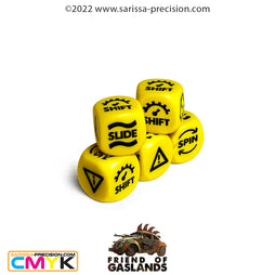 Gaslands Refuelled Skid & Gear Phase Dice