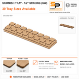 Skirmish Trays for 30×30mm Bases - 1/2