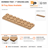 Skirmish Trays for 30×30mm Bases - 1