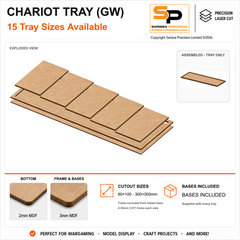 60×100mm Chariot Tray (GW) gallery image 1