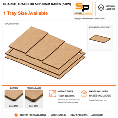 Chariot Trays for 50×100mm Bases (KoW) gallery image 1
