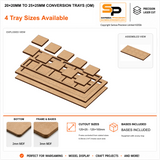 20×20mm to 25×25mm Conversion Trays (OM)