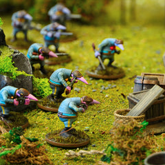 Wargames Atlantic Quar Clash of Rhyfles painted infantry in battle
