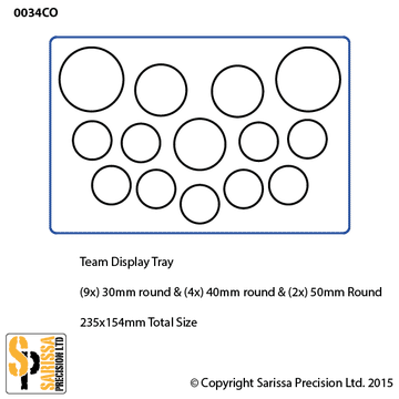 Custom Team Display Tray Option 12