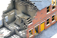 Destroyed Terrace House Block (28mm)