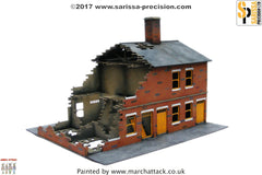 Destroyed Terrace House Block (28mm)