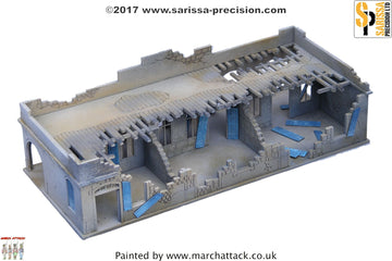 Destroyed Single-Storey Souk Building - 20mm