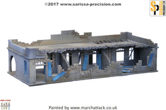Destroyed Single-Storey Souk Building - 15mm