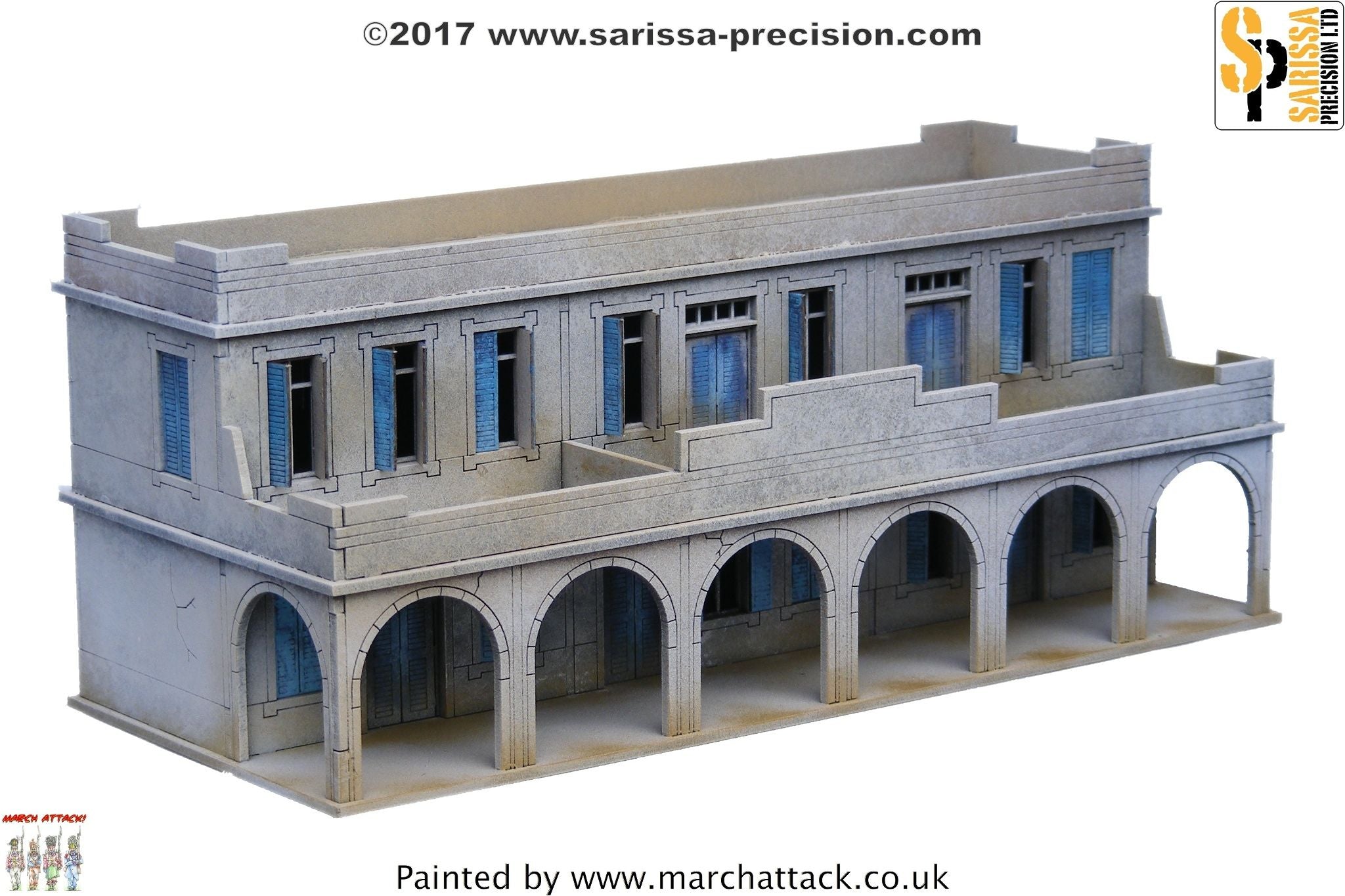 Two-Storey Souk Building - 15mm