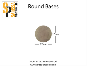 27mm Round Base Pack (x 27)