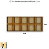 125x50mm Movement Tray for 20x20mm bases (Skirmish Style)