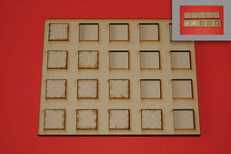 3 x 2 Monstrous Cavalry Skirmish Tray for 50 x 75mm Bases