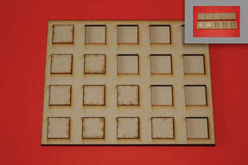 5x2 Skirmish Tray for 50x50mm bases